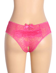 Sexy Lace Crotchless Panty