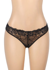 Lace Cross-Strap Panty