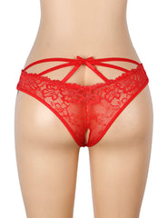Lace Cross-Strap Panty