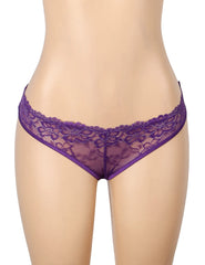 Lace Cross-Strap Panty