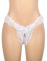 Lace Pearl Detail Cheeky Panty