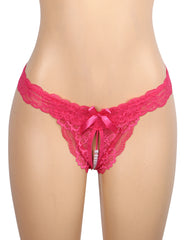 Lace Pearl Detail Cheeky Panty