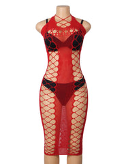 Sexy Fishnet Bodystocking Dress Girls Underwear Hot