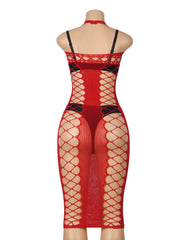 Sexy Fishnet Bodystocking Dress Girls Underwear Hot