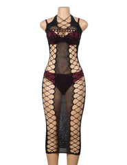 Sexy Fishnet Bodystocking Dress Girls Underwear Hot